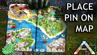 How to Place Pin on Map  Ark Survival Evolved [upl. by Knudson]