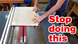 6 common things you might be doing wrong with your table saw [upl. by Marcella]