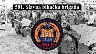 Hor Bihackih Djevojaka  501 Slavna bihaćka brigada Ratni Spot ARBIH [upl. by Savick841]