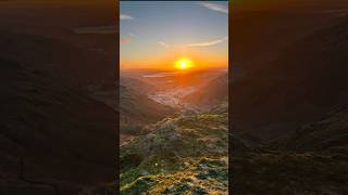 Stickle tarn in Ambleside the Lake District  the most beautiful solo sunrise [upl. by Esilehc50]