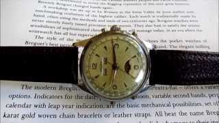 Vulcain triple date moon phase vintage wristwatch [upl. by Bashemath]