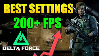 Delta Force  BEST Settings for FPS  Performance [upl. by Delanos]