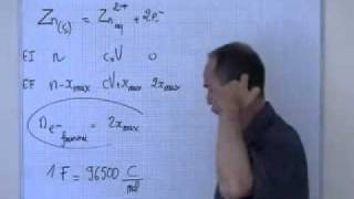 cours TS  chimie  pile quantité de matière délectrons ayant circulée [upl. by Refynnej234]