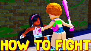 HOW TO FIGHT LIKE A PRO in BADDIES ROBLOX [upl. by Bussey656]