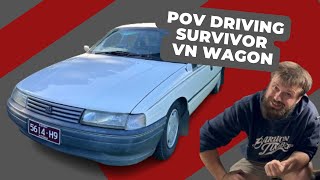 POV Driving a VN Commodore Wagon Survivor  Feat a Breakdown [upl. by Verne984]