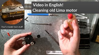 Cleaning an old Lima motor Video in English [upl. by Nakah]