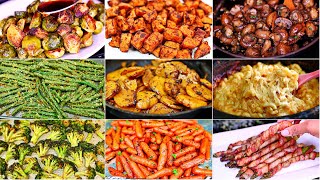 10 Amazing Side Dishes for Thanksgiving amp Christmas  Easy Side Dishes [upl. by Flin]