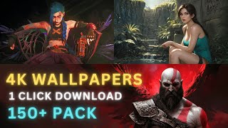 🎮 Download 150 4K Gaming Wallpapers for PC  OneClick Download 🚀 [upl. by Ty]