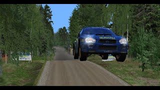 RSF Richard Burns Rally Subaru Impreza WRC03 Finland  Ouninpohja VR [upl. by Torey]