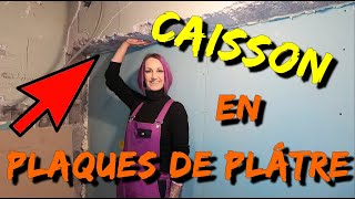 TUTODIY  Comment faire facilement un coffre en plaques de plâtre [upl. by Ierbua]