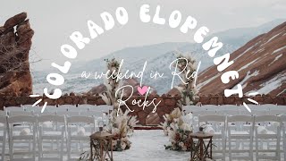 Hayley  preston CO Elopement Vlog [upl. by Esele262]