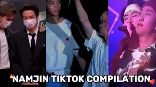 BTS NAMJIN Tiktok compilation Kim namjoon and Kim seokjin kpop tiktok tiktokedits namjin [upl. by Ebberta]