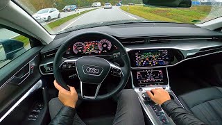 2023 Audi A6 Avant 40tdi quattro  review amp pov test drive [upl. by Paulina]