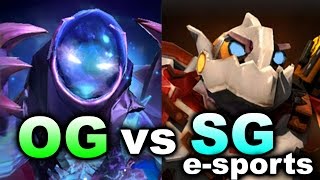 OG vs SG esports  Kiev Major Groups DOTA 2 [upl. by Kelsi]