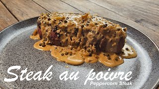 Steak Au Poivre  Pepper Steak A timeless classic [upl. by Eittam]