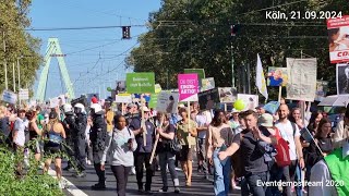 Demonstration Marsch des Lebens  gegen Abtreibung und Gegendemonstration in Köln 21092024 [upl. by Amsirp722]