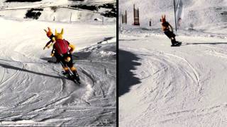 Walibi Gliss  Les Menuires  Piste de ski HD [upl. by Moersch]