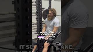 300kg squat goal [upl. by Ateloiv]