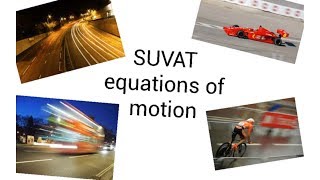 SUVAT Equations of motion  A level Physics [upl. by Enirrok]