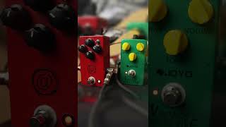 JHS AT V1  Vintage Overdrive  Stacked Overdrives jhspedals overdrive ampinabox guitar joyo [upl. by Ylil]