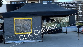 CLK Outdoor 3x6 Gazebo Verendalı Kamp Çadırı Portatif Tente Tanıtım [upl. by Monia]