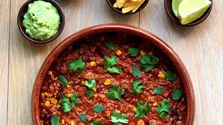 Recette  Chili con carne de Cyril Lignac [upl. by Ennylhsa]