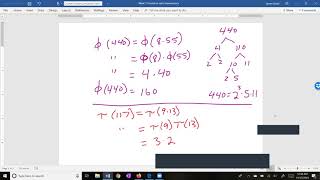 Multiplicative Functions tau sigma and phi in Number Theory [upl. by Geraud]