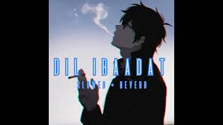 Dil Ibadat kar raha hai Slowed  Reverb song Lofi best song [upl. by Ayit]