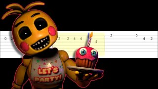 ASTRAY  Five Nights At Freddys Security Breach Easy Guitar Tabs Tutorial [upl. by Belshin270]