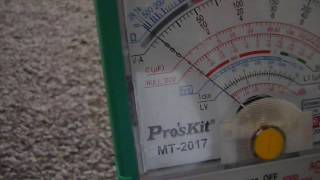 ProsKit MT2017 Analogue Multimeter LED Mod with difficult continuity Part 2 [upl. by Ahsilad423]