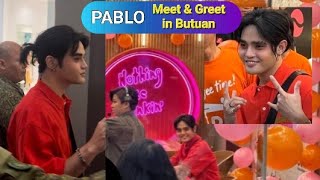 SB19 PABLO IN BUTUAN FOR A MEET AND GREET [upl. by Sabec634]