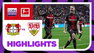 Bayer Leverkusen v Stuttgart Bundesliga 2324 Match Highlights [upl. by Sayce]