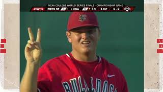 2008 Fresno State Baseball vs Georgia National Championship Series Game 3 Highlights [upl. by Dett]