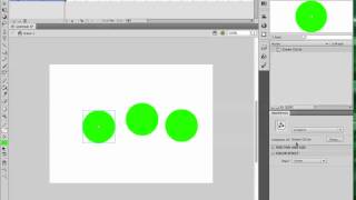 Learn to convert shapes into symbols and usage of symbols in Flash [upl. by Jason]