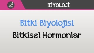 Bitki Biyolojisi  Bitkisel Hormonlar [upl. by Jaynes]