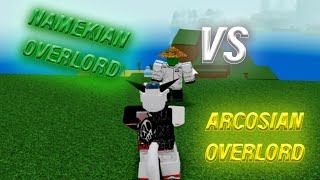 ARCOSIAN OVERLORD VS NAMEKIAN OVERLORD  Dragon Ball Z Final Stand [upl. by Gonnella]