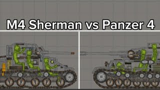 M4 Sherman vs Panzer 4 MPG [upl. by Morrie]