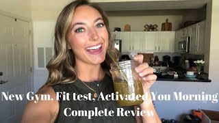 New gym Baseline fit test Activated You Morning Complete Review [upl. by Emanuel]