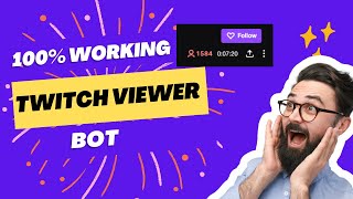 Twitch Viewer Bot  Quick 100 Working Setup amp Instant Delivery [upl. by Marou]