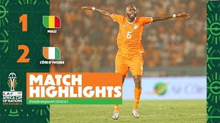 HIGHLIGHTS  Mali 🆚 Côte dIvoire  TotalEnergiesAFCON2023  Quarter Finals [upl. by Dawes]