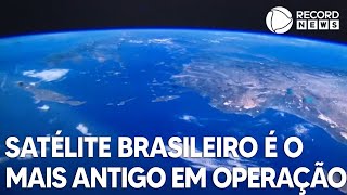 Satélite brasileiro é o mais antigo em operação no mundo [upl. by Fritts]