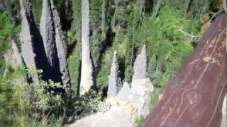 The pinnacles rock formations at Crater Lake Oregon [upl. by Liberati]