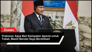 Prabowo Minta Masyarakat Sabar Sedikit untuk Buktikan Berantas Koruptor [upl. by Ellenwad]