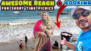 Short Time Mai Picnic Ke Liye Awesome 🤩 Beach  Cooking With Memorable Views Of Karachi Beaches [upl. by Hada]