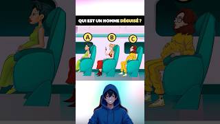 Qui est un homme déguisé  quiz heroquiz animation enigmes shorts tiktok humour [upl. by Reed912]