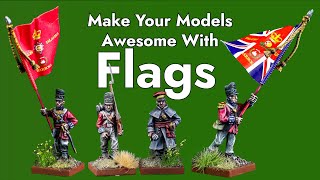 WARGAMING FLAGS Easy Guide for Making Your Miniatures Look Awesome  Historical Models amp Dioramas [upl. by Meuse]