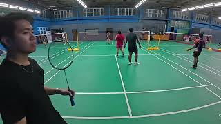 LuisDiding StephWilliam Dropsmash Goodminton Pasig [upl. by Fernand]