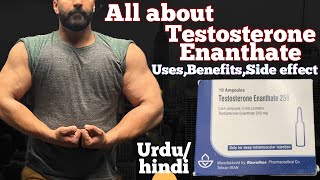 Testosterone Enanthate Uses  Side effects  Benefits UrduHindi [upl. by Huppert]