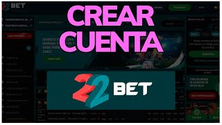 ➡️ Cómo CREAR CUENTA en 22BET en 2024  Casa de Apuestas con Bono de Bienvenida [upl. by Sydel]