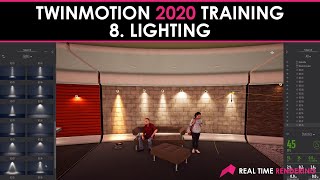 Twinmotion Training Course 8 Lighting [upl. by Ecidnak466]